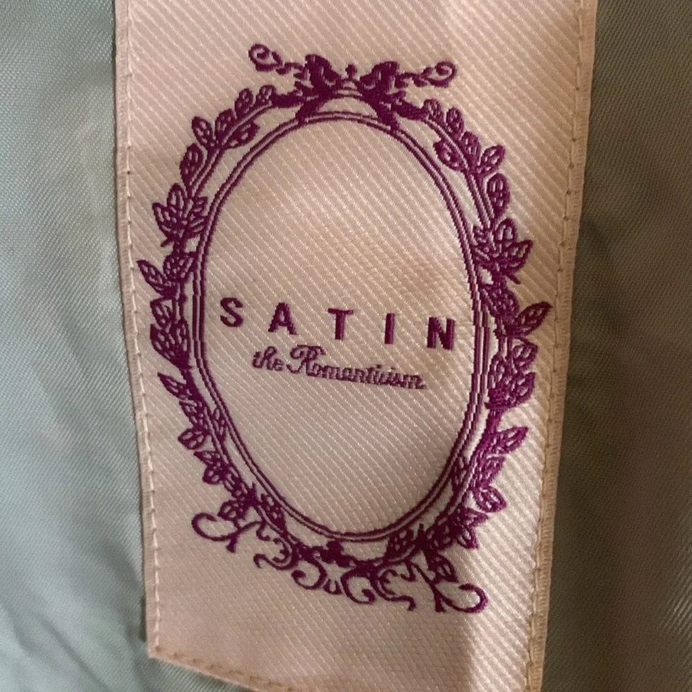 SATIN ROMANTICSM Coat/Jacket.  Sz S/M - Picture 7 of 8
